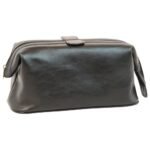 Leather Beauty Case - Black