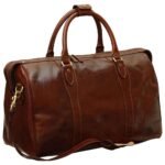 Travel Bag with shoulder strap - Brown