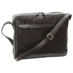 Vachetta Leather Messenger - Black