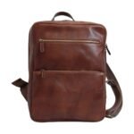 Leather backpack  413689MA