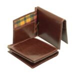 Three part wallet - Brown
