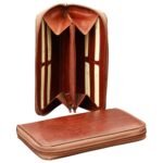 Wallet with interior coin pocket - Brown with RFID