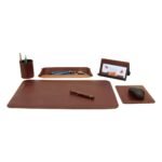 Leather desk kit - 5 pcs