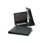 Bifold wallet with RFID blocking technology - black