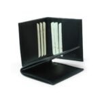 Small leather wallet - black with RFID