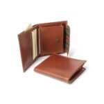 Leather wallet - brown
