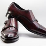 Double Monk Hand Painted Patina Brogue Goodyear Welted