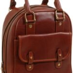Tuscan Soul Deluxe Leather Shoe Bag- Brown