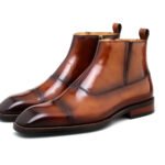 Chelsea Patent with Zipper